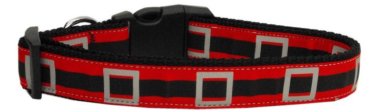 Santa's Belt Nylon Dog Collar XS